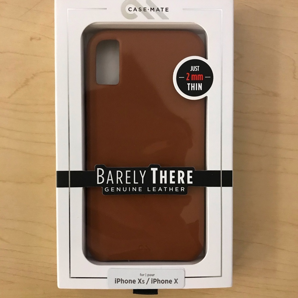 Genuine Leather iPhone Xs/iPhone X Case